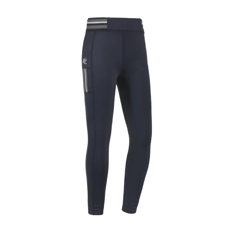 Kingsland Kacy Winter Junior Riding Tights - Navy